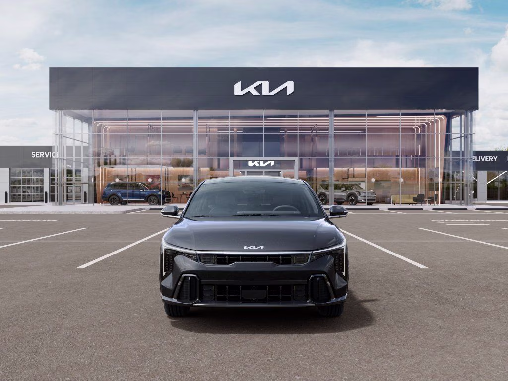 2026 Interstellar Gray Kia K4 Hatchback GT-Line Turbo FWD Hatchback