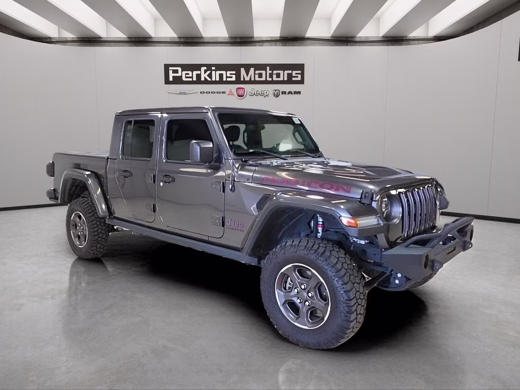 2021 Granite Crystal Metallic Clearcoat Jeep Gladiator Rubicon 4X4 Truck