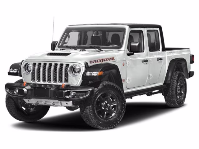2022 Bright White Clearcoat Jeep Gladiator Mojave 4X4 Truck