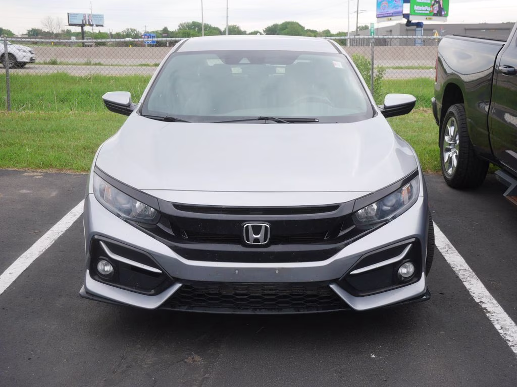 2020 Silver Honda Civic Sport FWD Hatchback