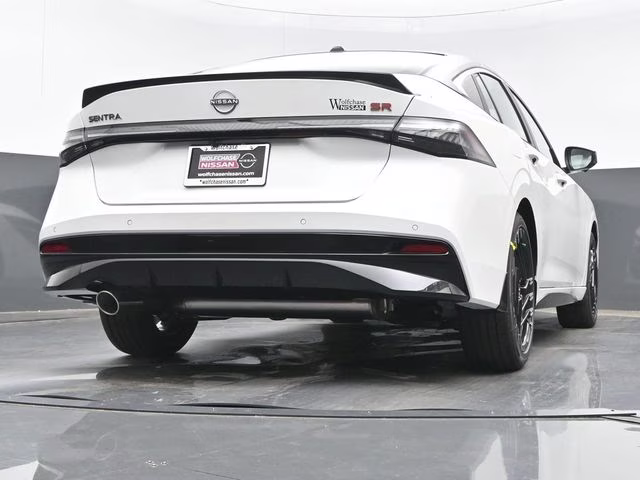 2026 Aspen White/Super Black Nissan Sentra SR FWD Sedan