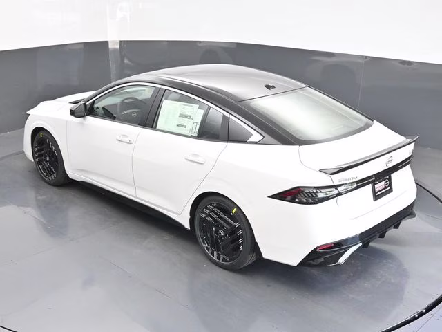 2026 Aspen White/Super Black Nissan Sentra SR FWD Sedan