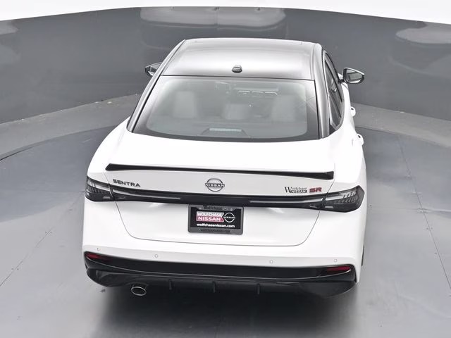 2026 Aspen White/Super Black Nissan Sentra SR FWD Sedan