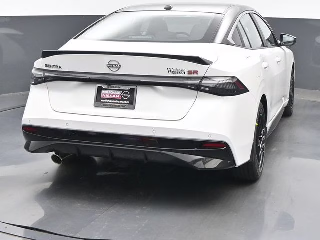 2026 Aspen White/Super Black Nissan Sentra SR FWD Sedan