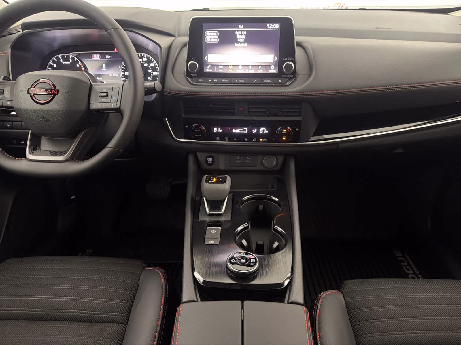 2026 Everest White Pearl Tricoat Nissan Rogue Rock Creek AWD SUV