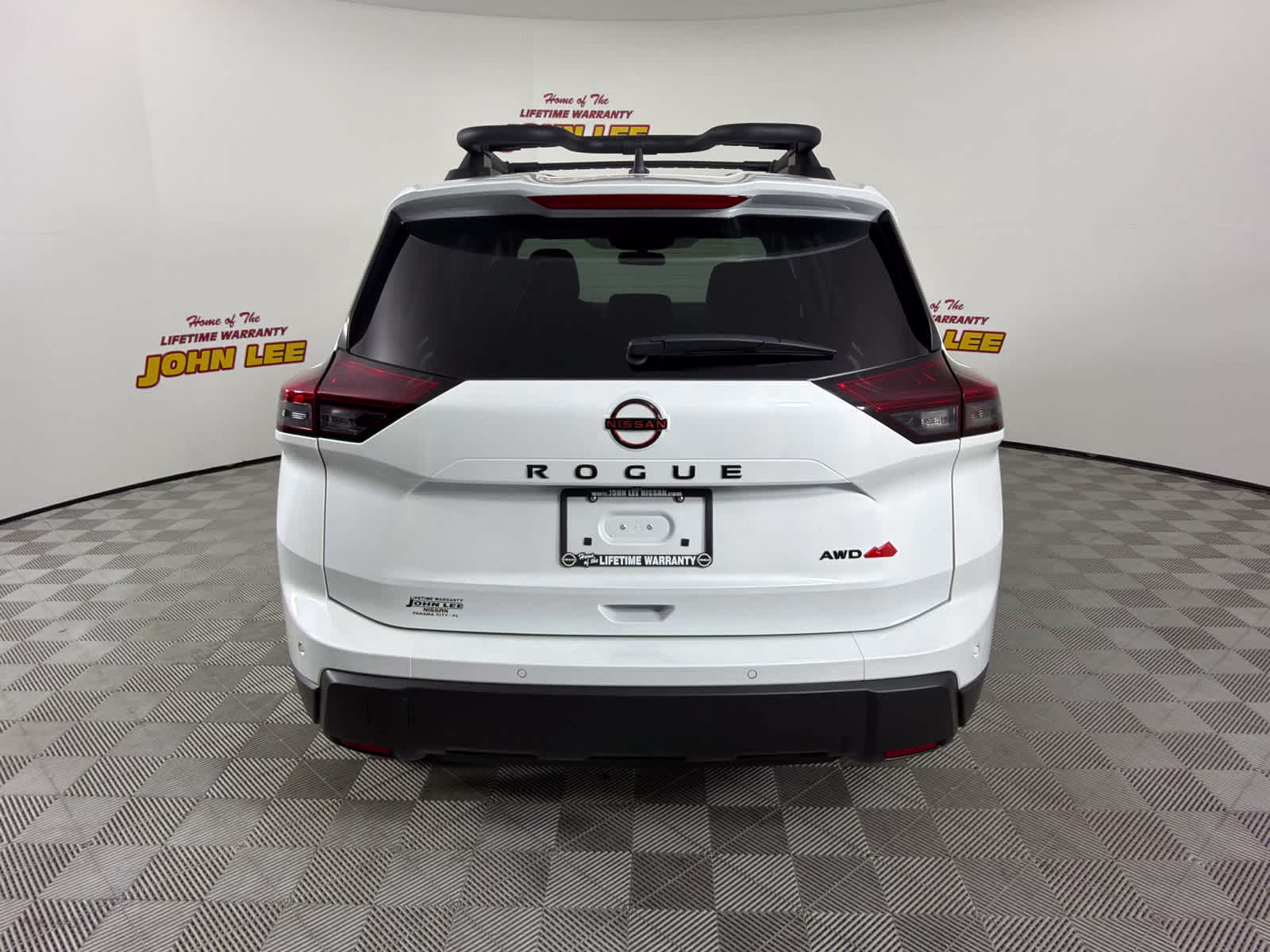 2026 Everest White Pearl Tricoat Nissan Rogue Rock Creek AWD SUV