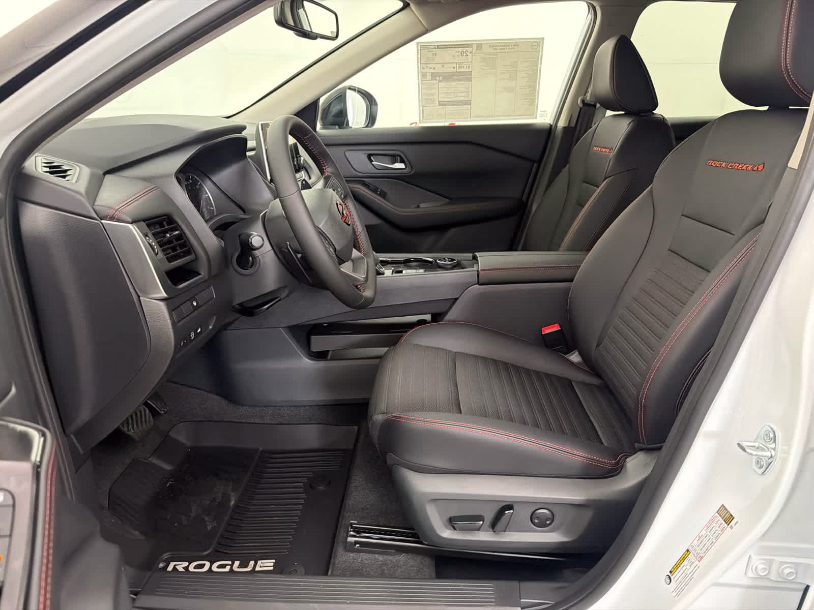 2026 Everest White Pearl Tricoat Nissan Rogue Rock Creek AWD SUV
