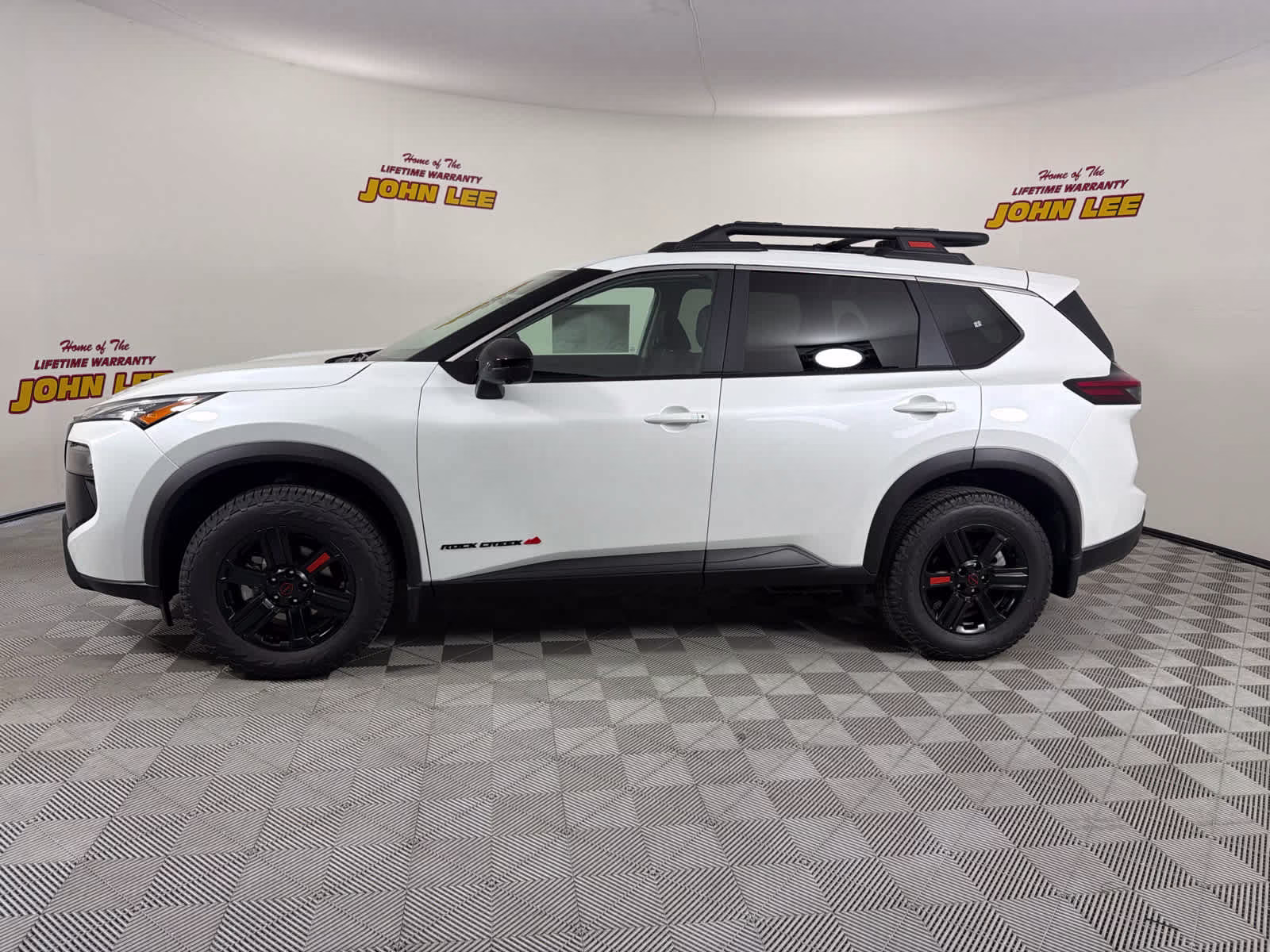 2026 Everest White Pearl Tricoat Nissan Rogue Rock Creek AWD SUV