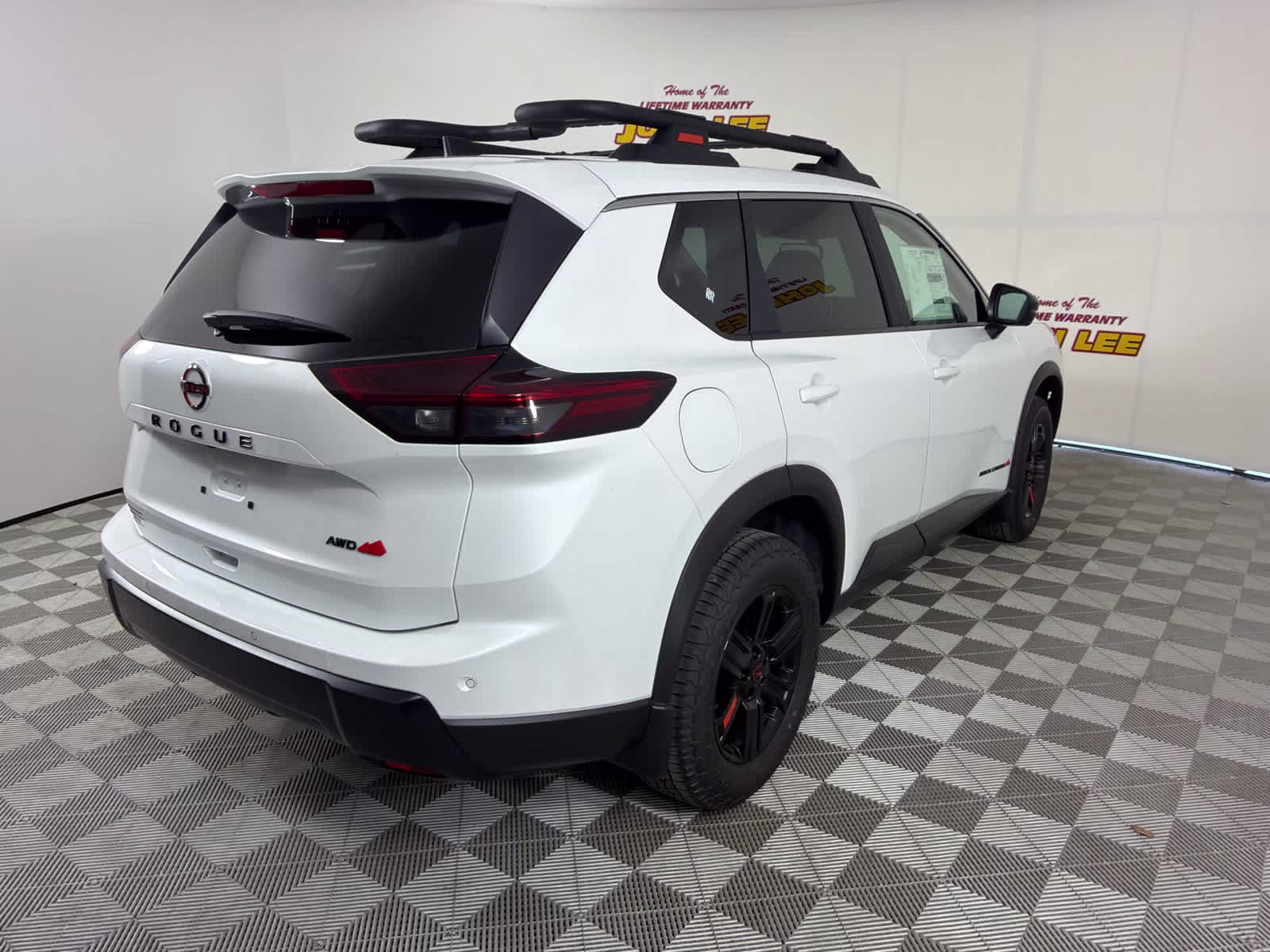 2026 Everest White Pearl Tricoat Nissan Rogue Rock Creek AWD SUV
