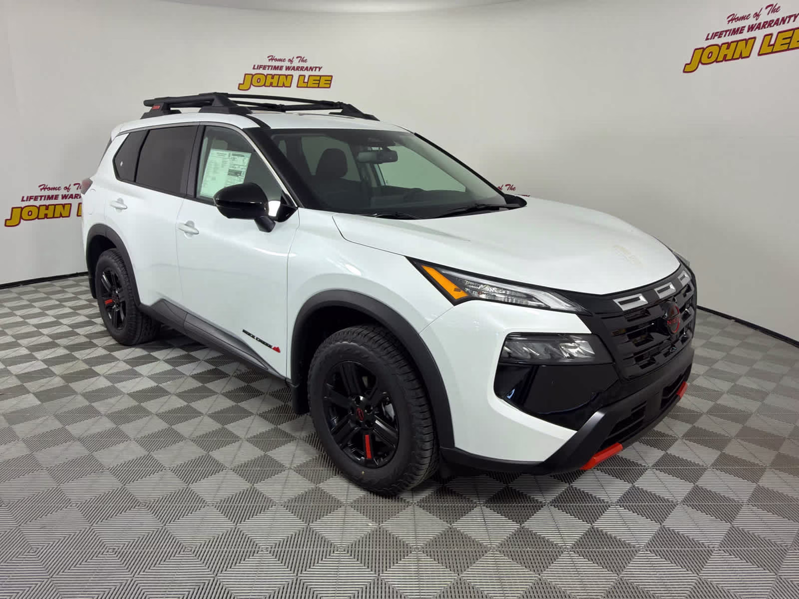 2026 Everest White Pearl Tricoat Nissan Rogue Rock Creek AWD SUV