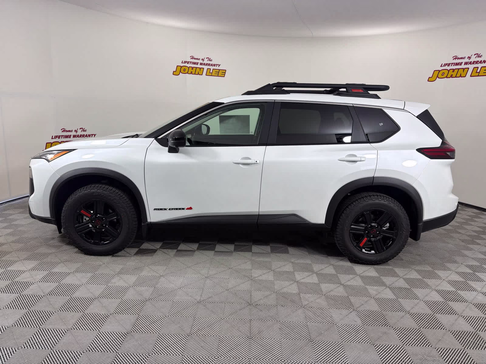 2026 Everest White Pearl Tricoat Nissan Rogue Rock Creek AWD SUV