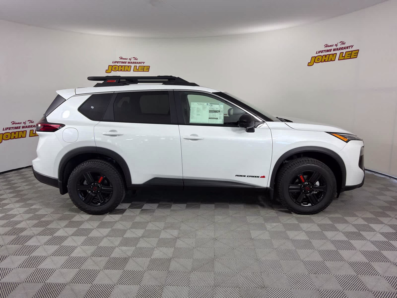 2026 Everest White Pearl Tricoat Nissan Rogue Rock Creek AWD SUV