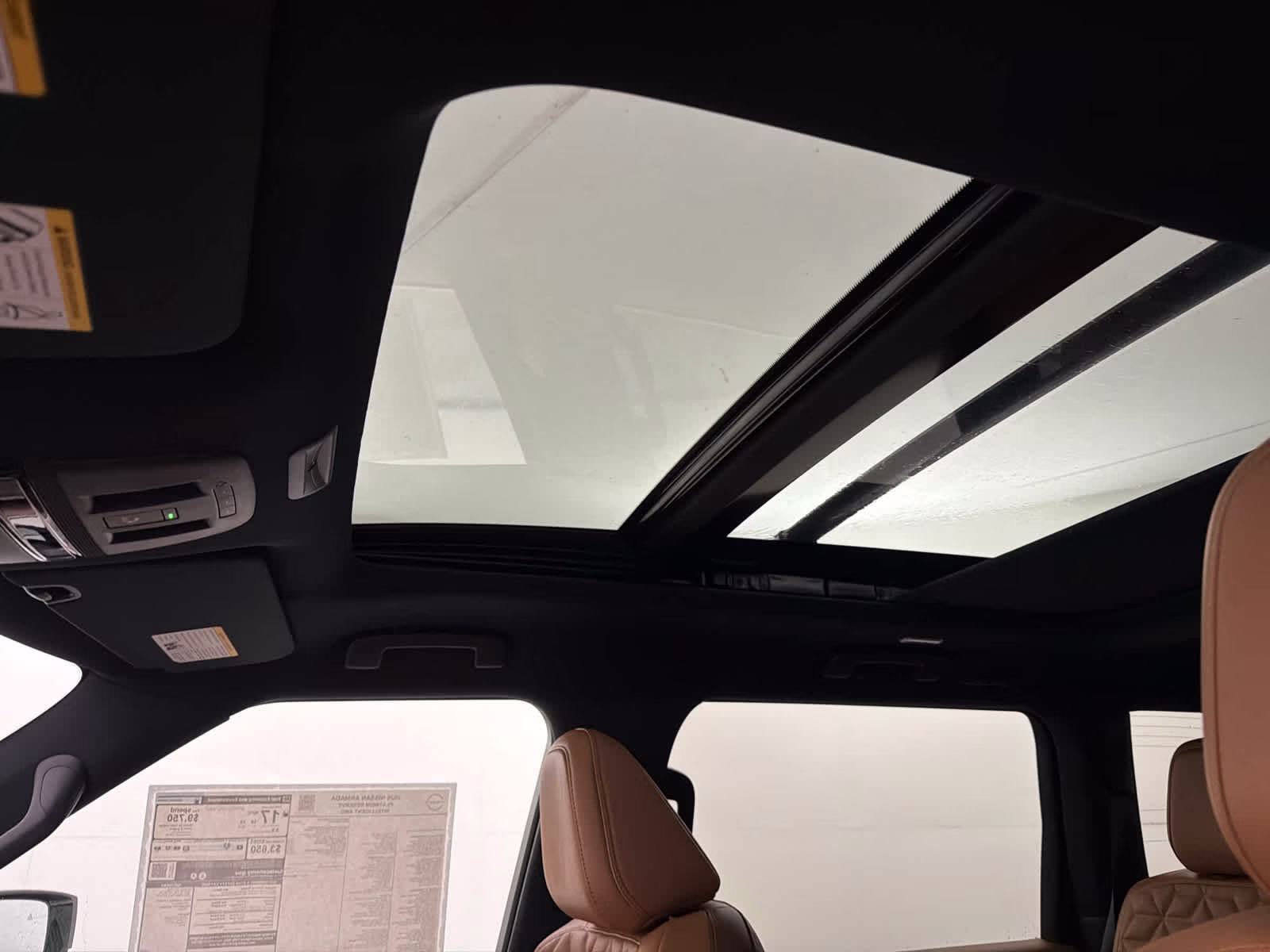 2026 Everest White Pearl Tricoat/Super Black Nissan Armada Platinum Reserve 4X4 SUV