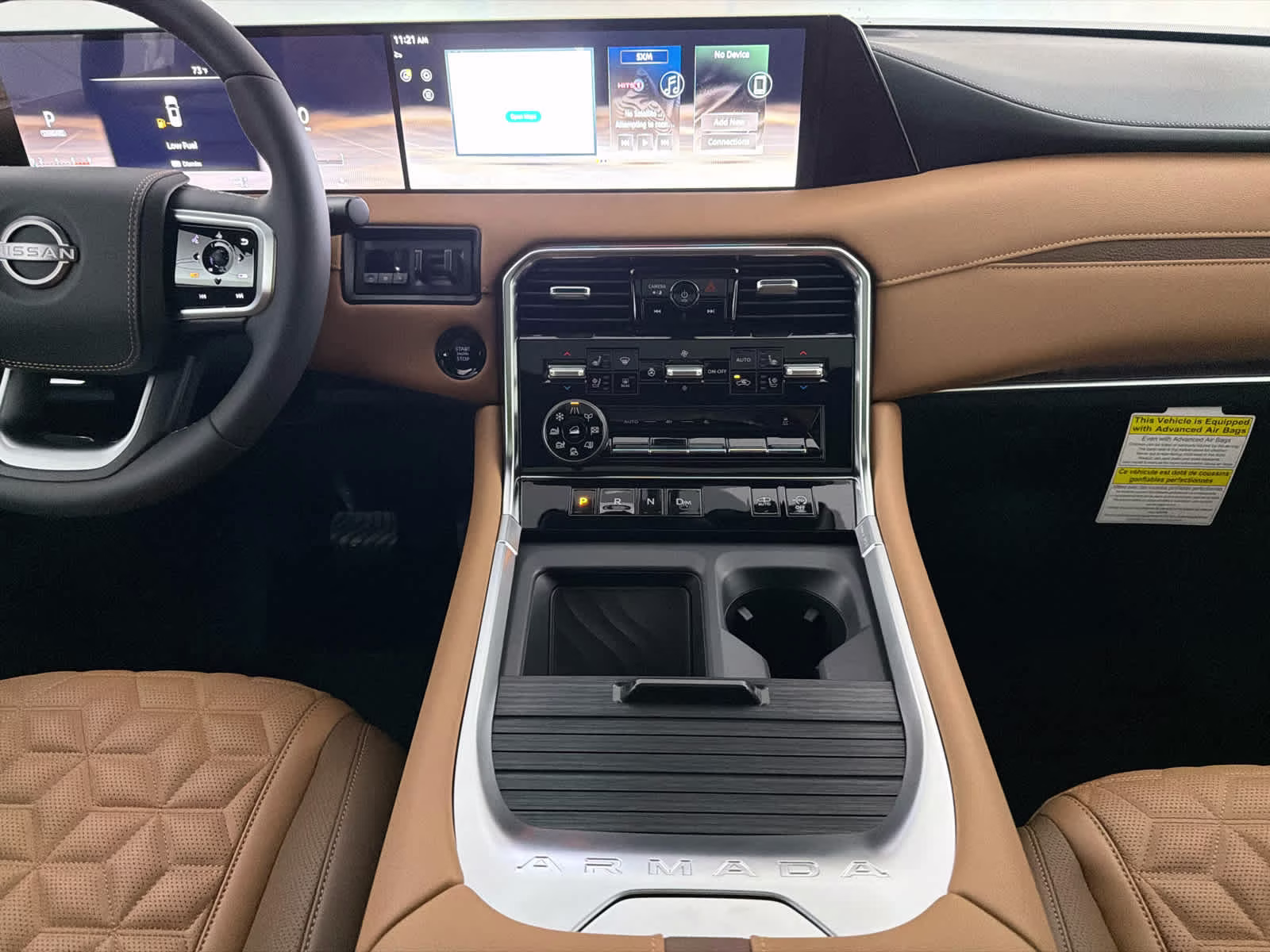 2026 Everest White Pearl Tricoat/Super Black Nissan Armada Platinum Reserve 4X4 SUV