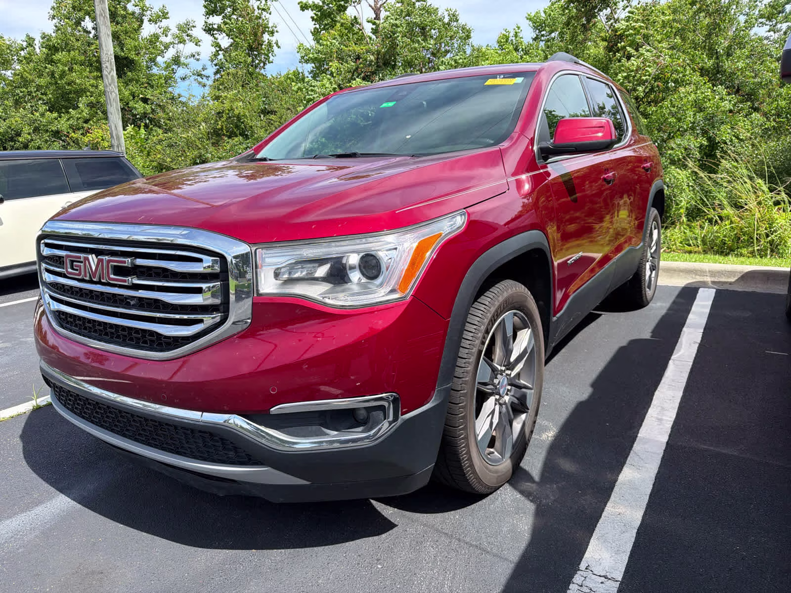 2019 Red Quartz Tintcoat GMC Acadia SLT FWD SUV