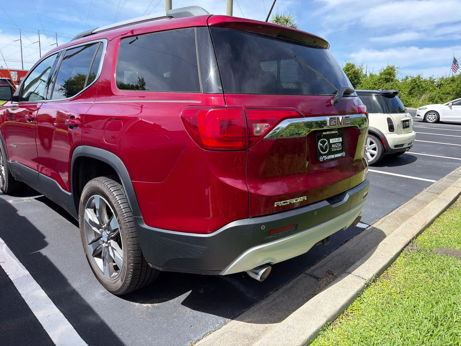 2019 Red Quartz Tintcoat GMC Acadia SLT FWD SUV