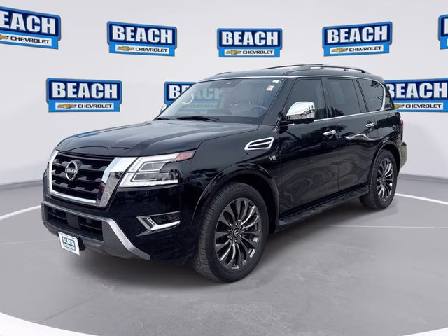 2022 Super Black Nissan Armada Platinum RWD SUV