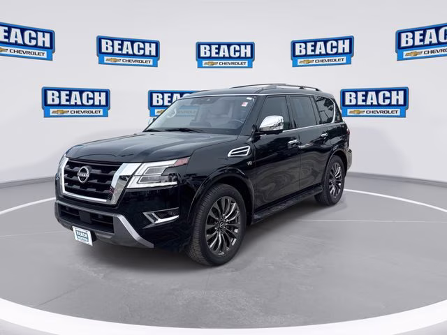 2022 Super Black Nissan Armada Platinum RWD SUV