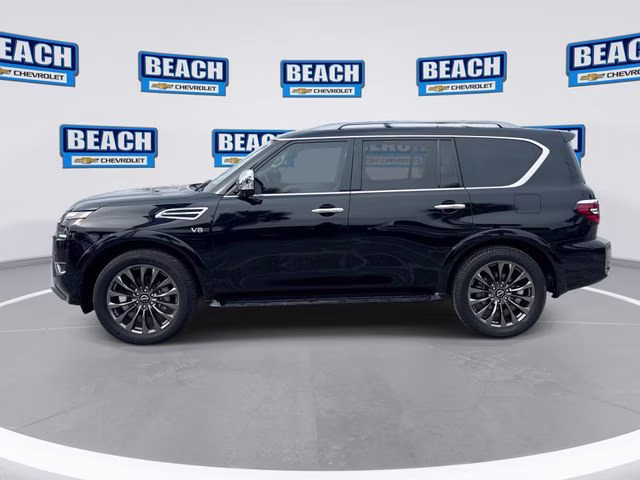 2022 Super Black Nissan Armada Platinum RWD SUV