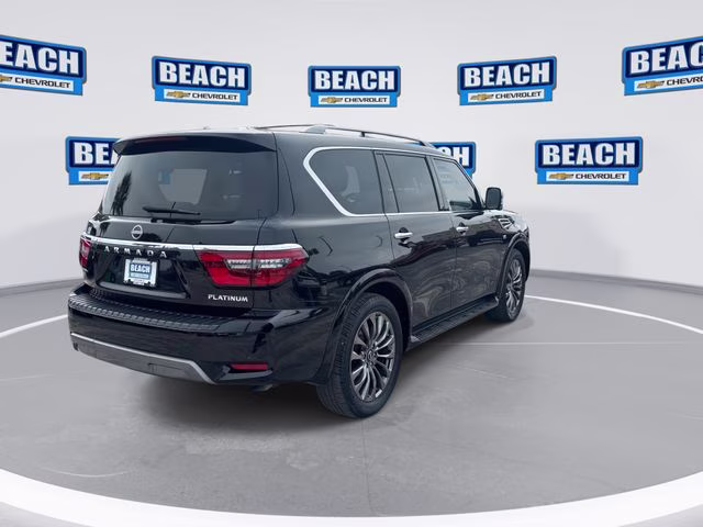 2022 Super Black Nissan Armada Platinum RWD SUV