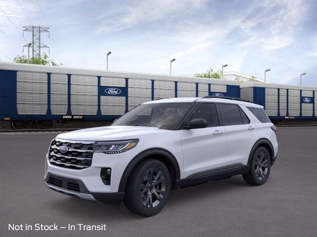 2026 Space White Metallic Ford Explorer Active 4X4 SUV