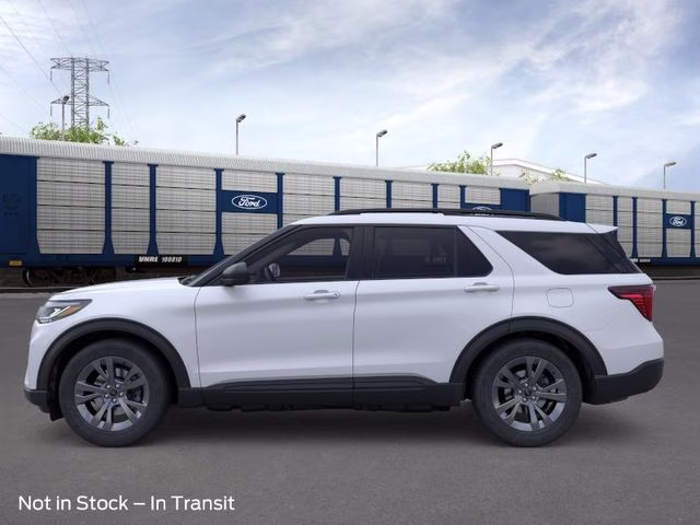 2026 Space White Metallic Ford Explorer Active 4X4 SUV