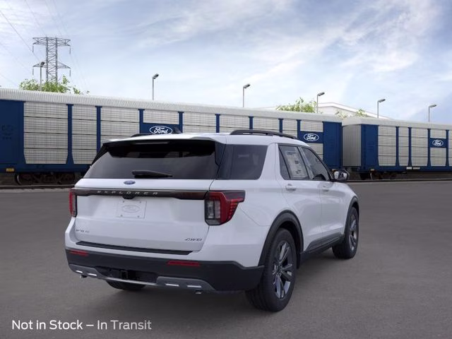 2026 Space White Metallic Ford Explorer Active 4X4 SUV