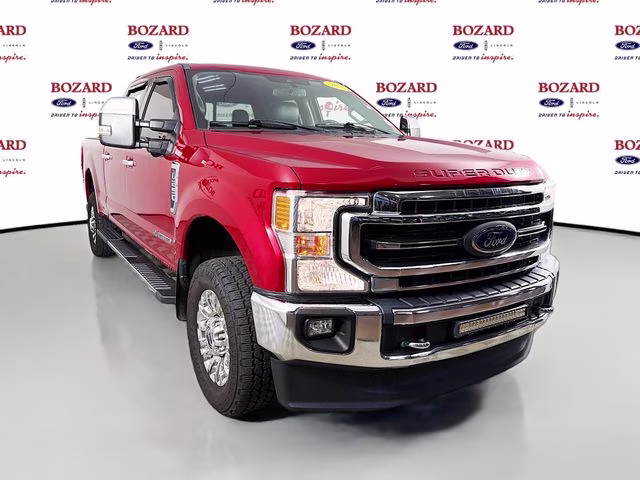 2021 Red Metallic Ford Super Duty F-250 SRW Lariat 4X4 Truck