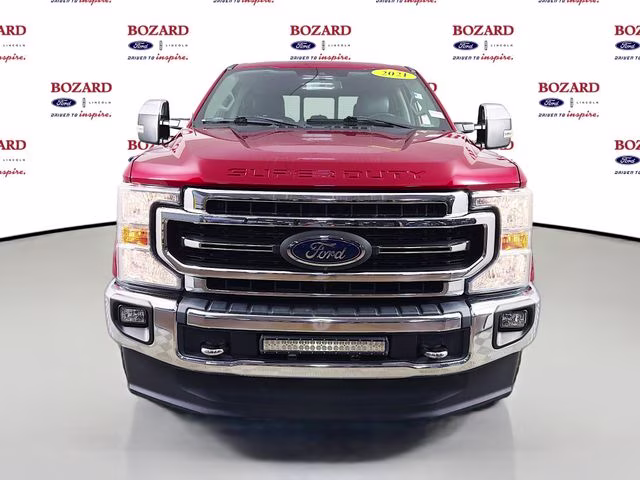 2021 Red Metallic Ford Super Duty F-250 SRW Lariat 4X4 Truck