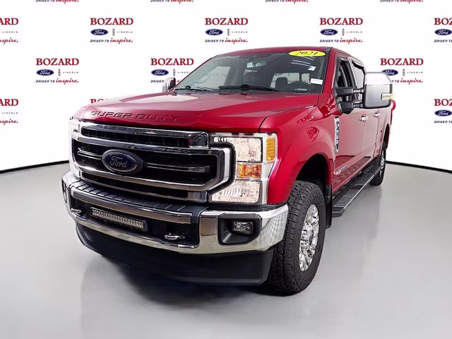 2021 Red Metallic Ford Super Duty F-250 SRW Lariat 4X4 Truck