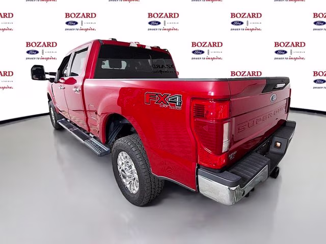 2021 Red Metallic Ford Super Duty F-250 SRW Lariat 4X4 Truck