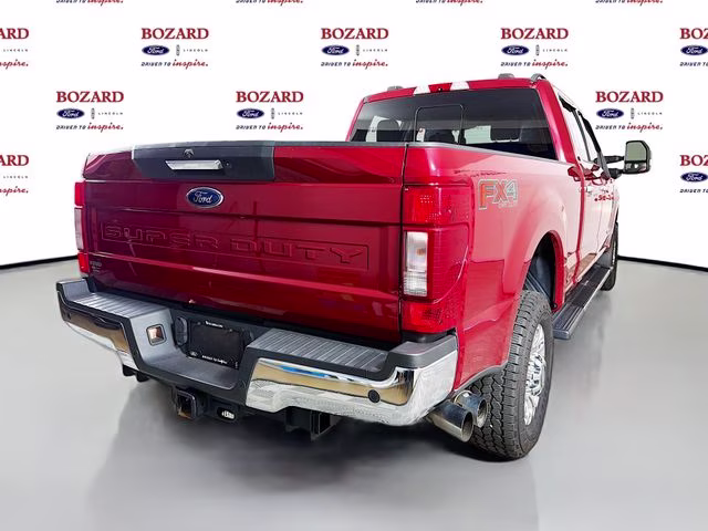 2021 Red Metallic Ford Super Duty F-250 SRW Lariat 4X4 Truck