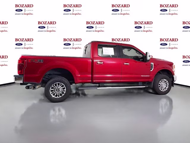 2021 Red Metallic Ford Super Duty F-250 SRW Lariat 4X4 Truck