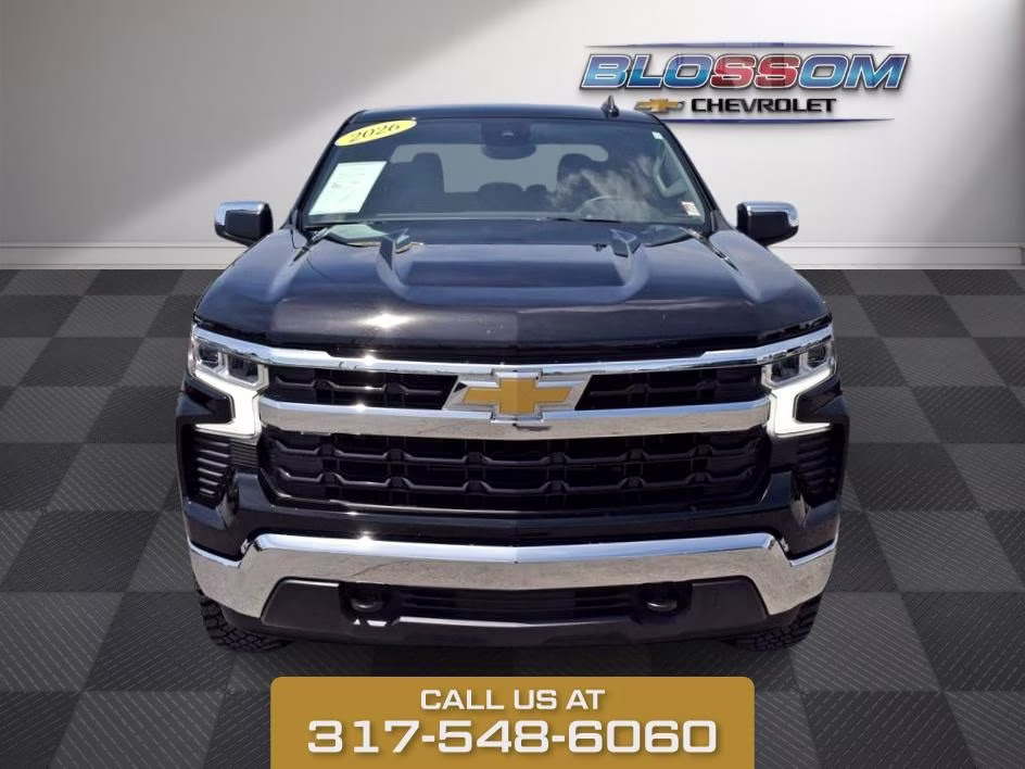 2026 Black Chevrolet Silverado 1500 LT 4X4 Truck