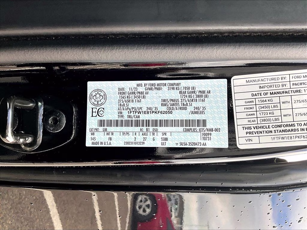 2023 Agate Black Ford F-150 XLT 4X4 Truck