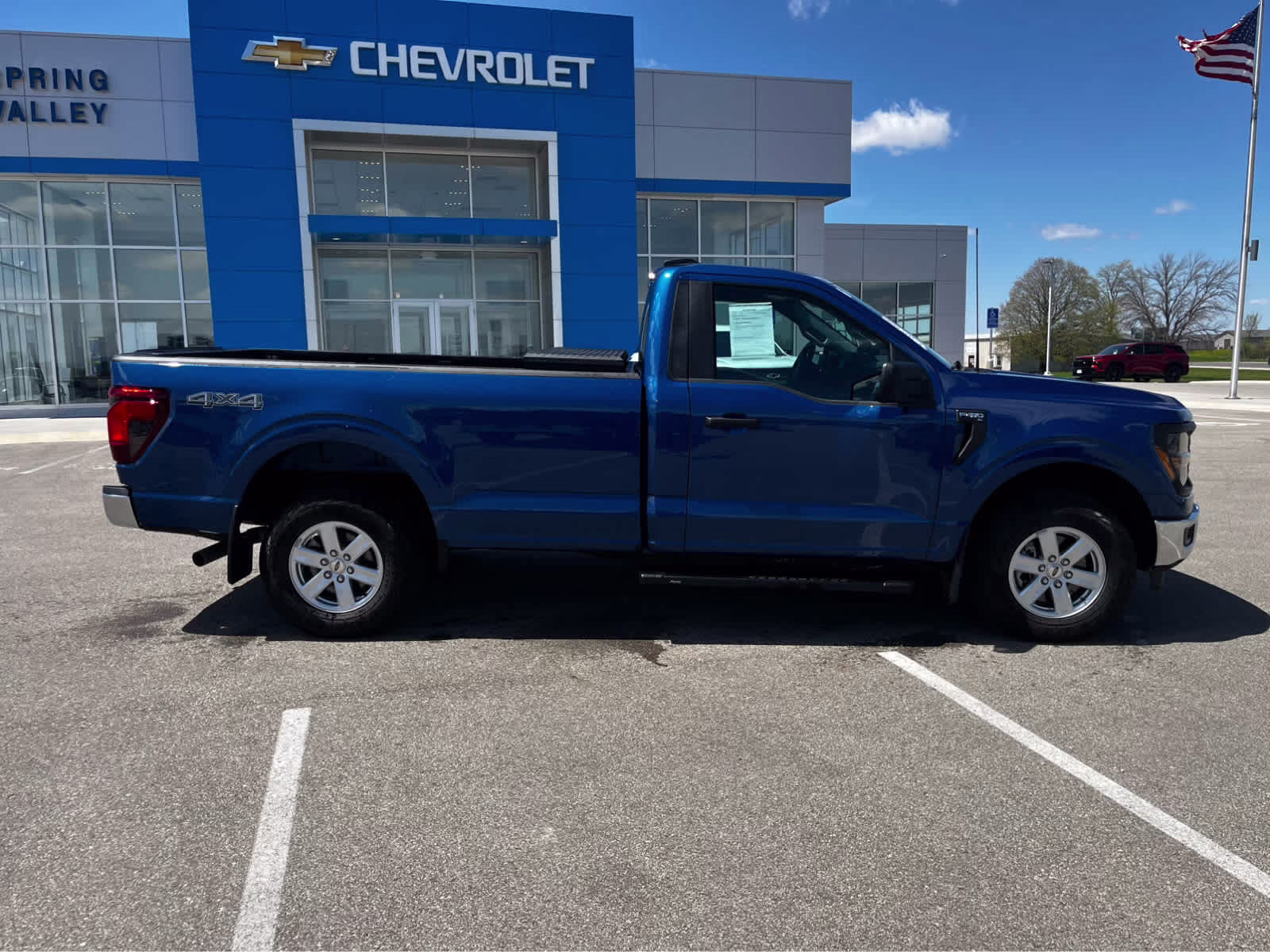 2025 Atlas Blue Ford F-150 XL 4X4 Truck
