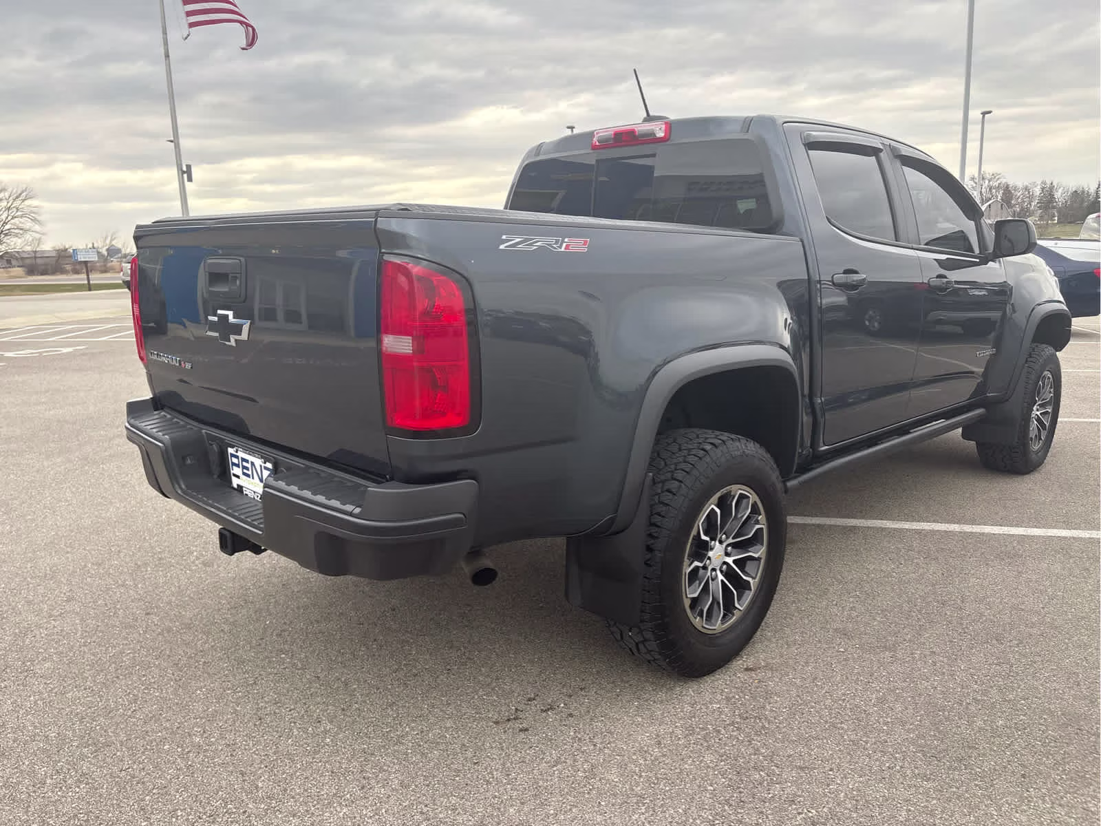 2019 Shadow Gray Metallic Chevrolet Colorado 4WD ZR2 4X4 Truck