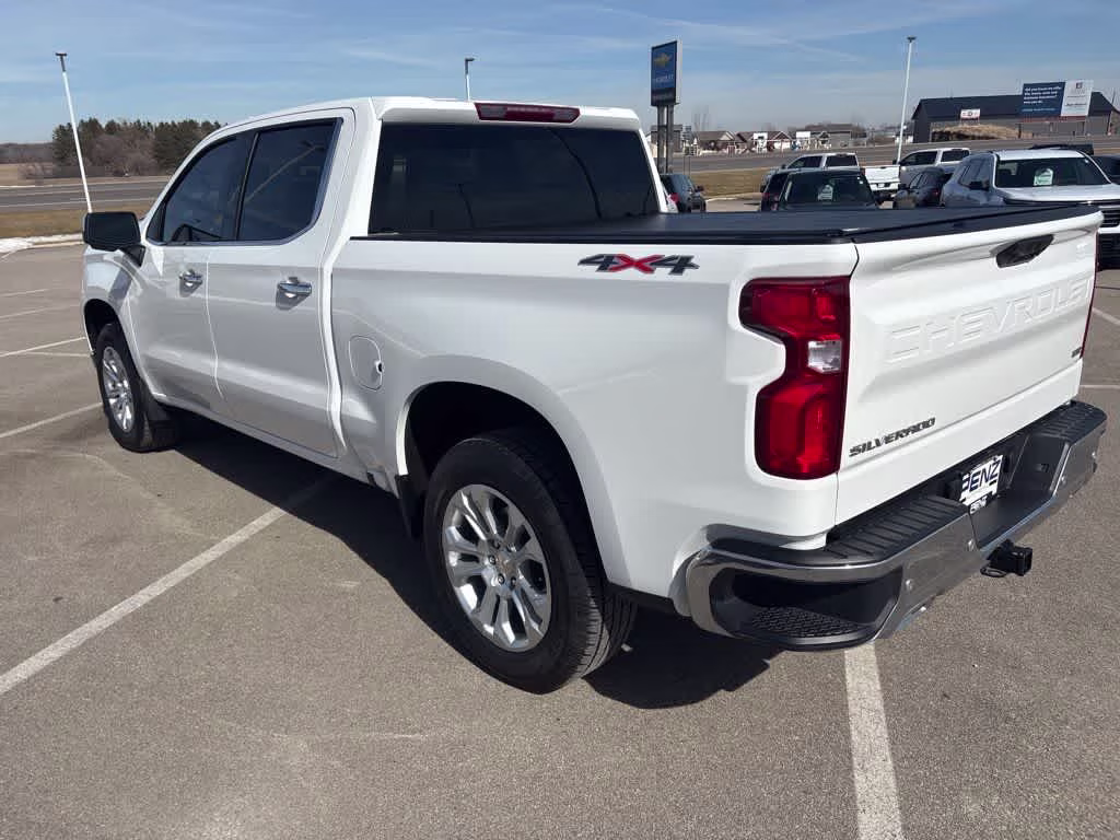 2025 Summit White Chevrolet Silverado 1500 LTZ 4X4 Truck
