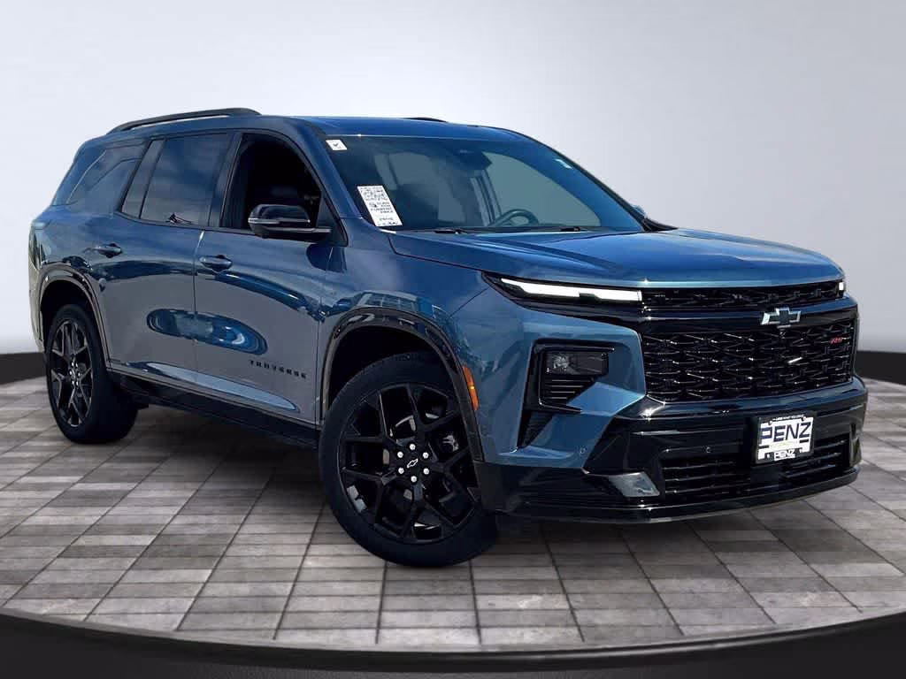 2025 Lakeshore Blue Metallic Chevrolet Traverse AWD RS AWD SUV