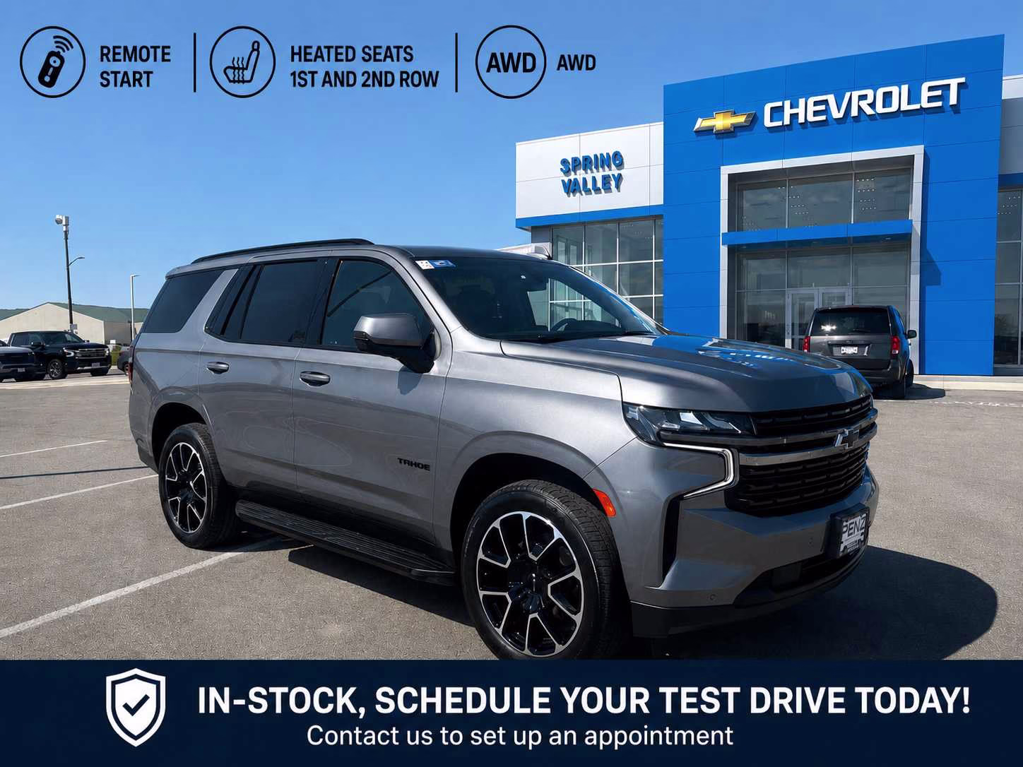 2022 Satin Steel Metallic Chevrolet Tahoe RST 4X4 SUV