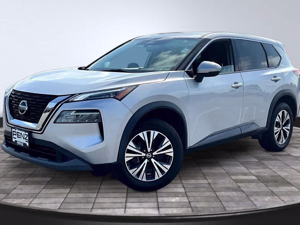 2021 Brilliant Silver Metallic Nissan Rogue SV AWD SUV