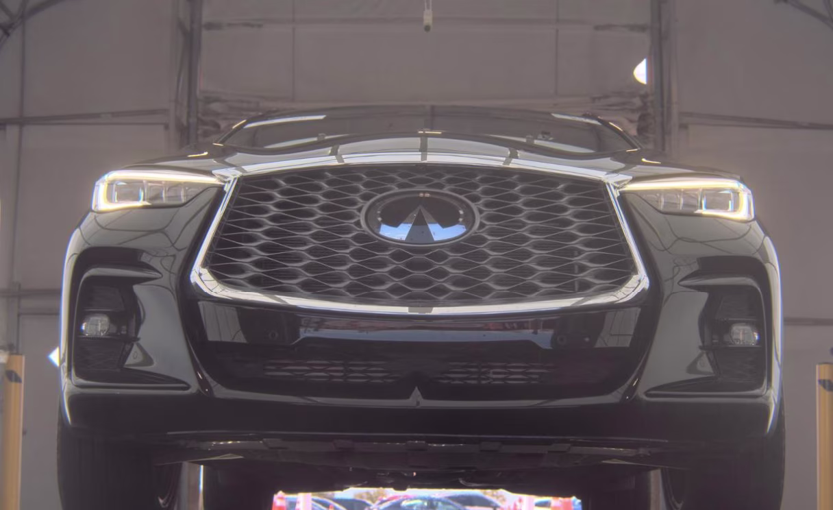 2023 Black Obsidian INFINITI QX55 ESSENTIAL AWD SUV