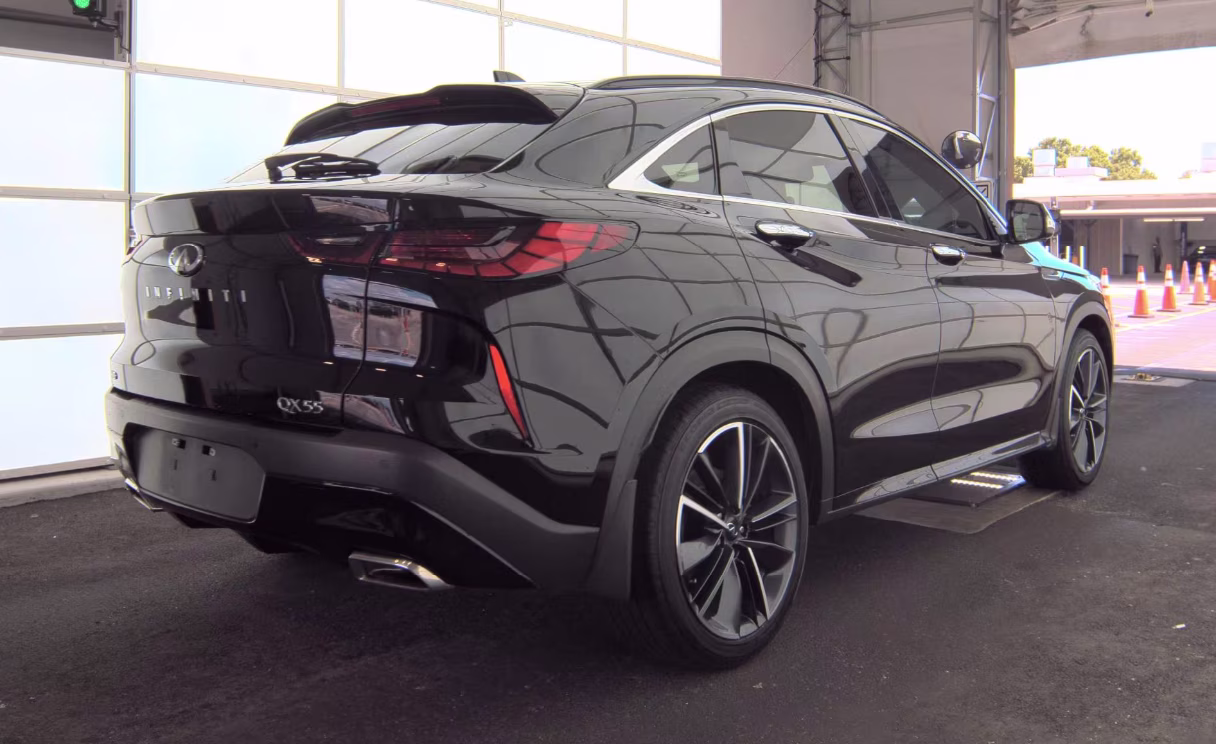 2023 Black Obsidian INFINITI QX55 ESSENTIAL AWD SUV
