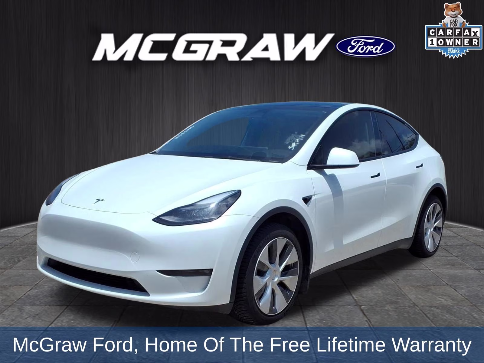 2023 Pearl White Multi-Coat Tesla Model Y Long Range AWD SUV