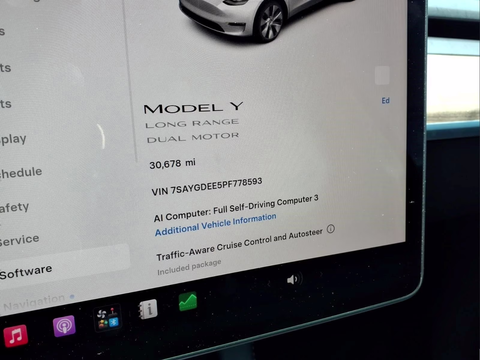 2023 Pearl White Multi-Coat Tesla Model Y Long Range AWD SUV