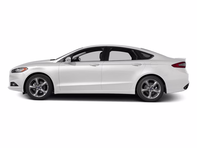 2014 White Platinum Tri-Coat Metallic Ford Fusion Titanium FWD Sedan