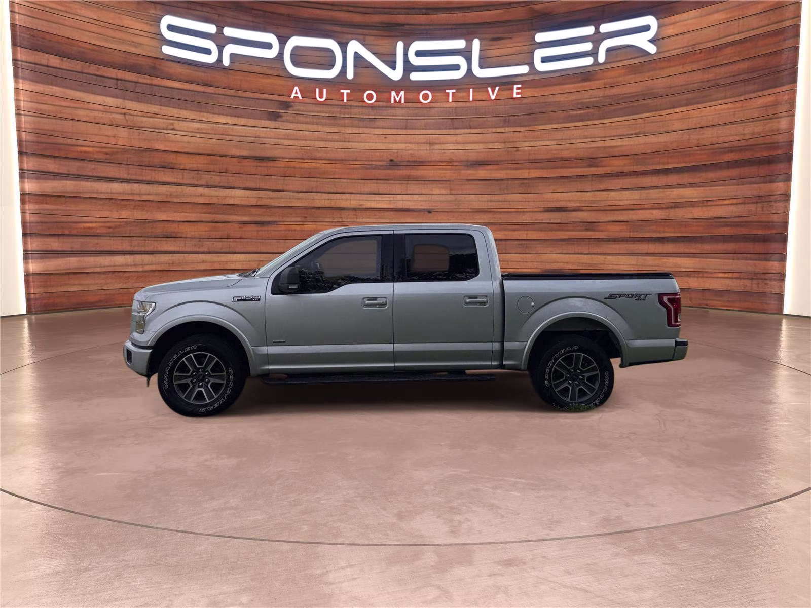 2015 Ingot Silver Metallic Ford F-150 XLT 4X4 Truck