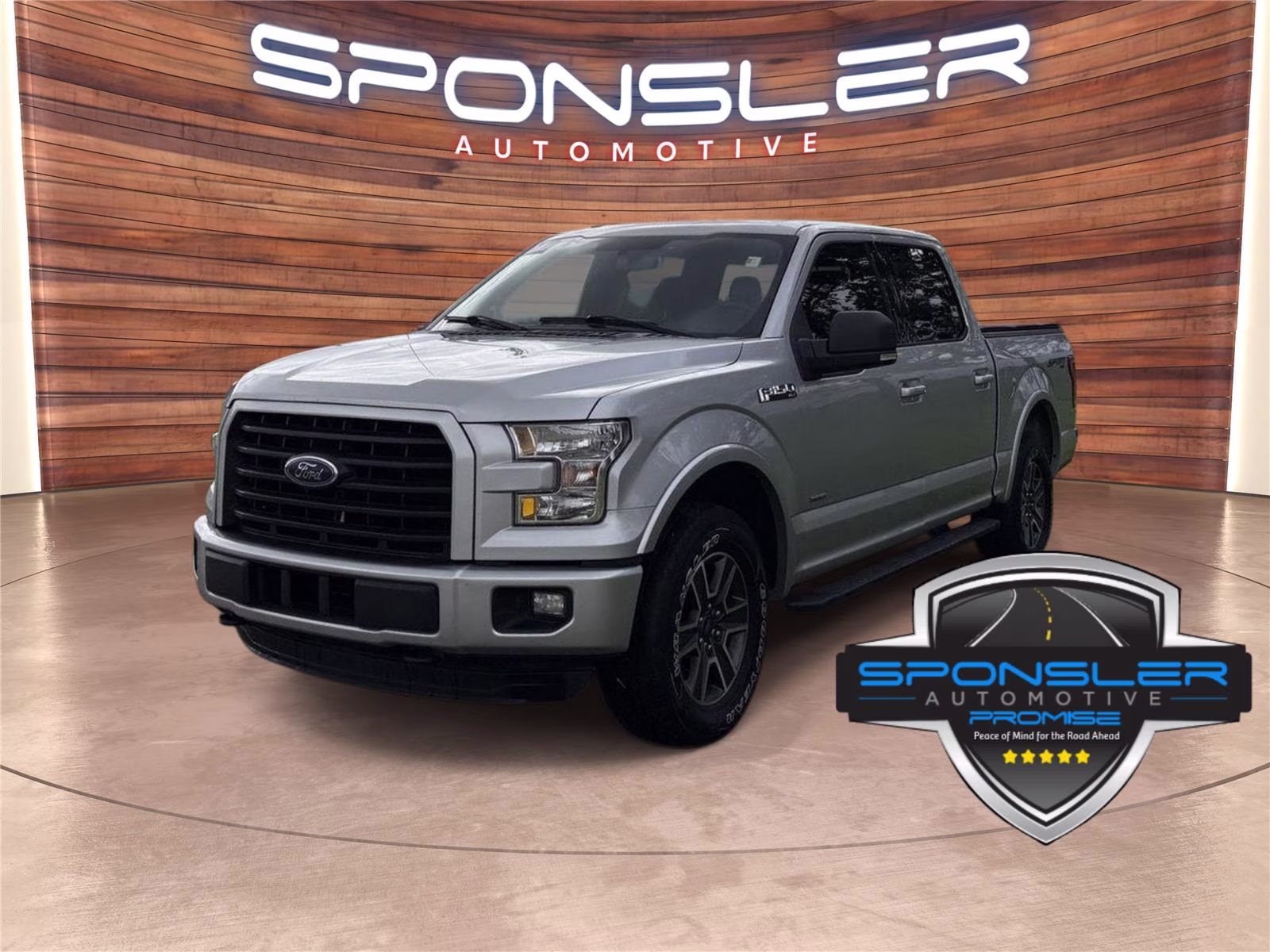 2015 Ingot Silver Metallic Ford F-150 XLT 4X4 Truck