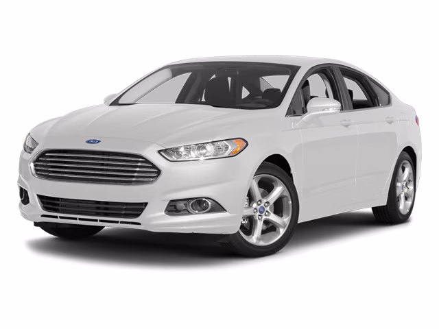 2014 White Platinum Tri-Coat Metallic Ford Fusion Titanium FWD Sedan