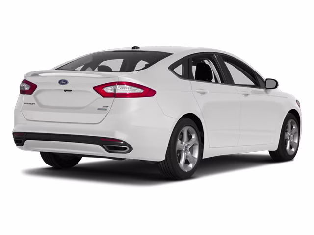 2014 White Platinum Tri-Coat Metallic Ford Fusion Titanium FWD Sedan